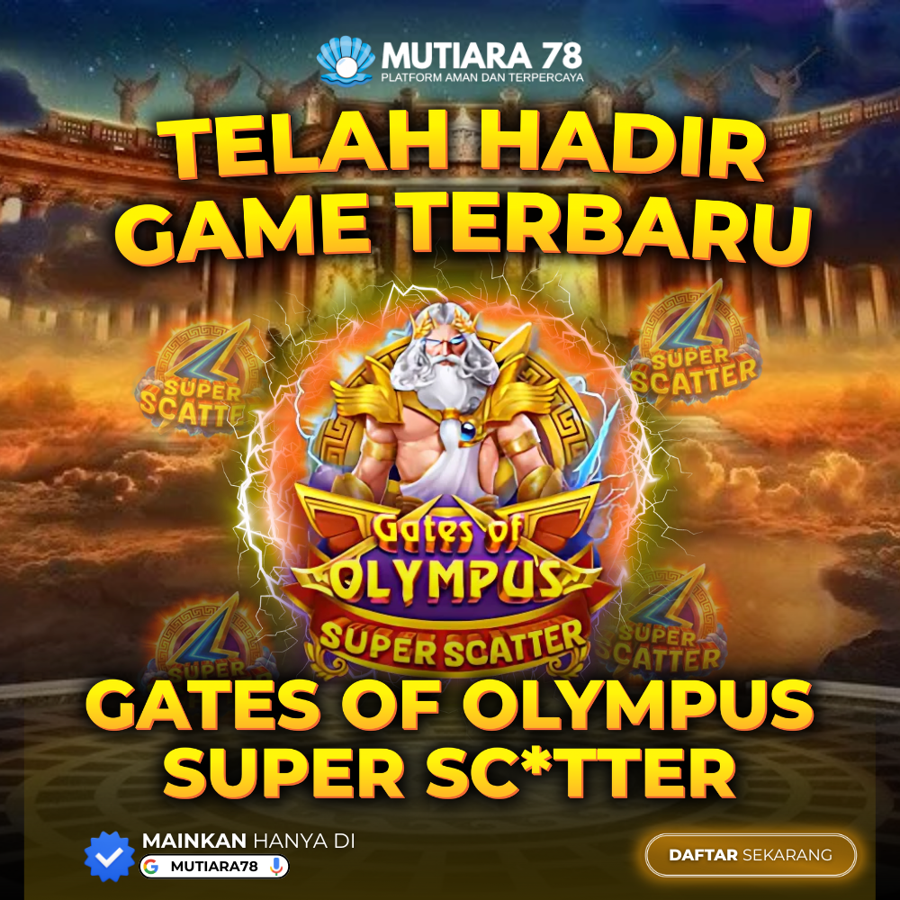 Mutiara78: Situs Resmi Game Online Terbaik dengan Bonus 100% & Jackpot Besar